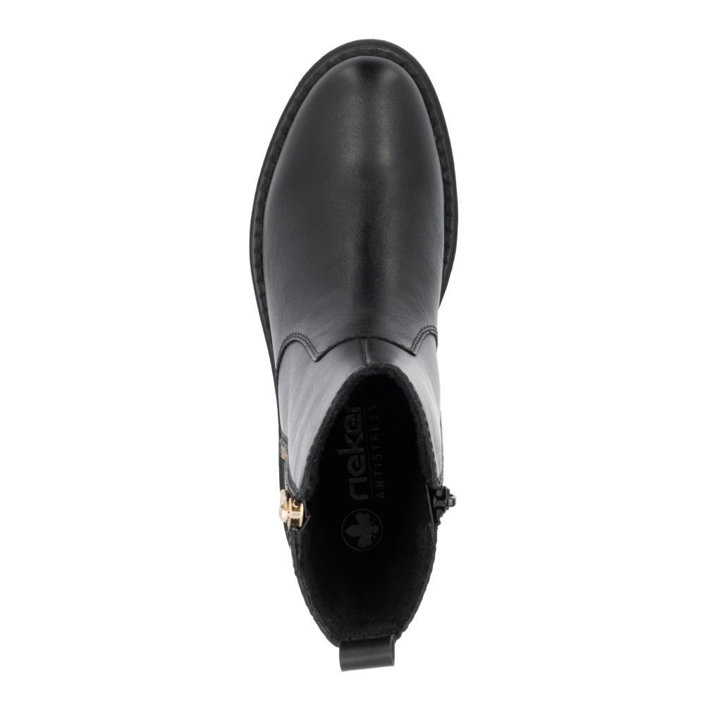 detail Dámská kotníková obuv RIEKER Z8551-00 černá W4