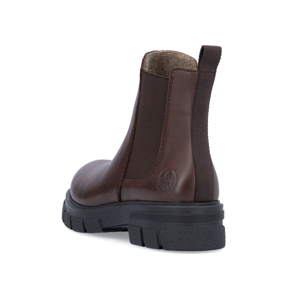 detail Dámská kotníková obuv RIEKER Z9150-25 hnědá W5