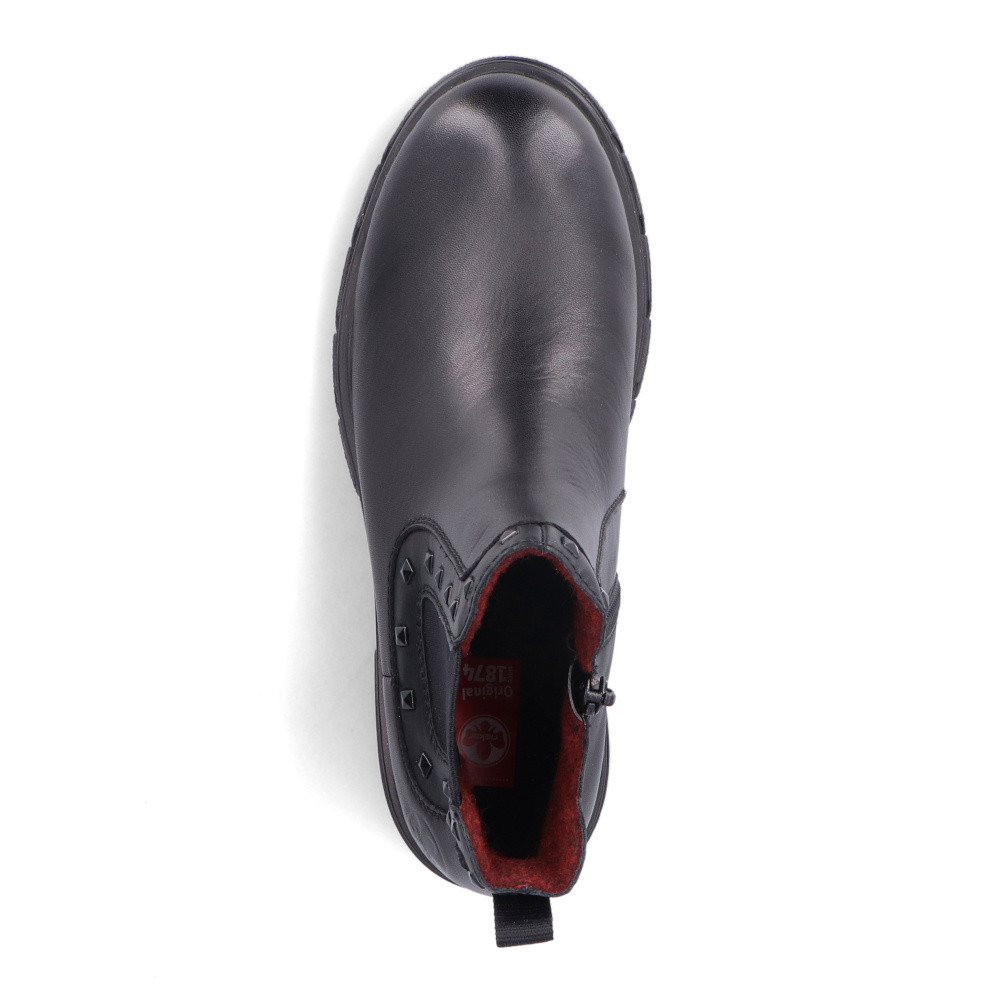 detail Dámská kotníková obuv RIEKER Z9154-00 černá W4