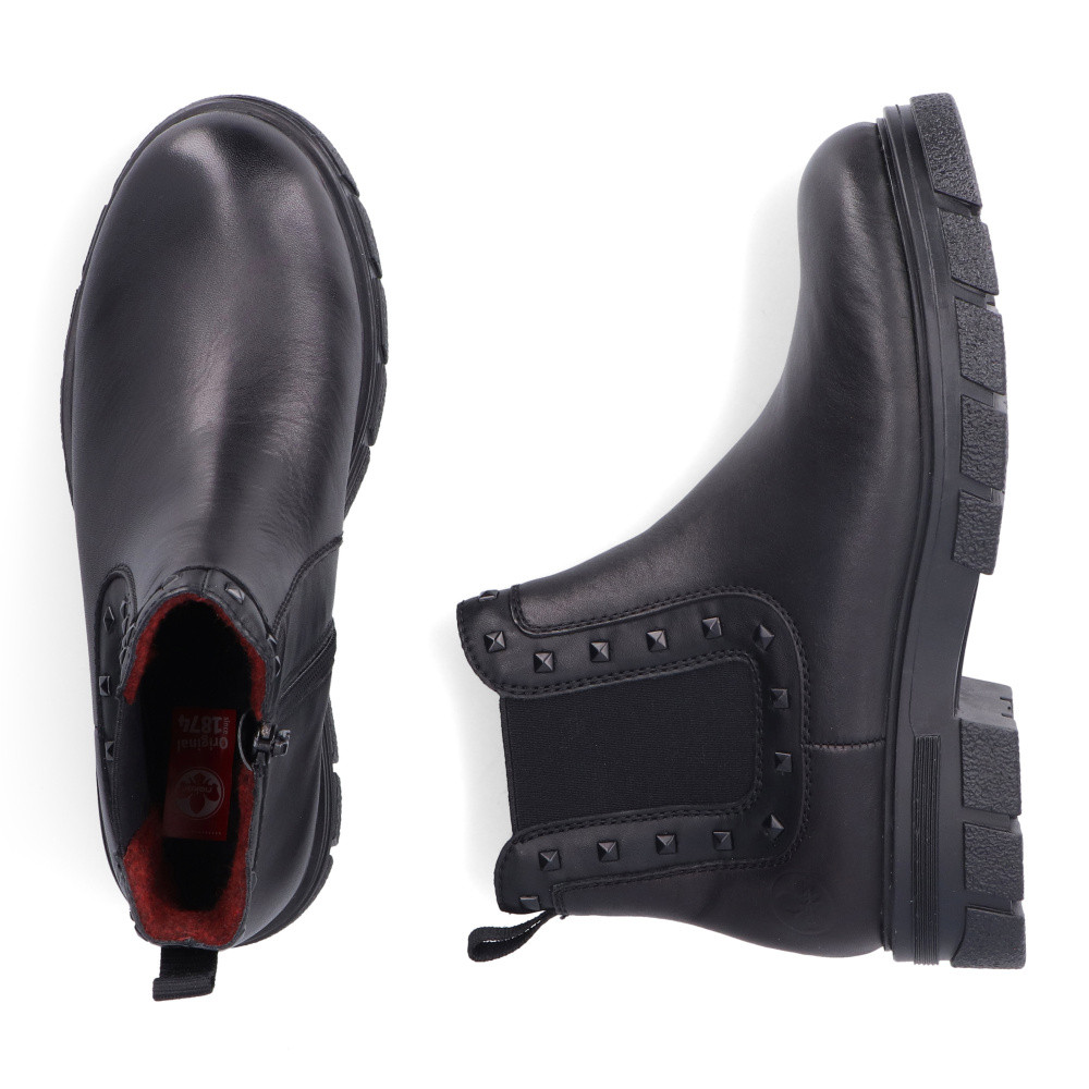 detail Dámská kotníková obuv RIEKER Z9154-00 černá W4