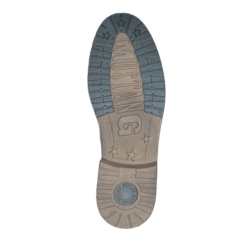 detail Pánská kotníková obuv MUSTANG 4157503-259 šedá W4