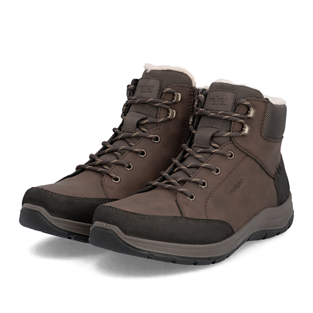 detail Pánská kotníková obuv RIEKER 03640-22 hnědá W5
