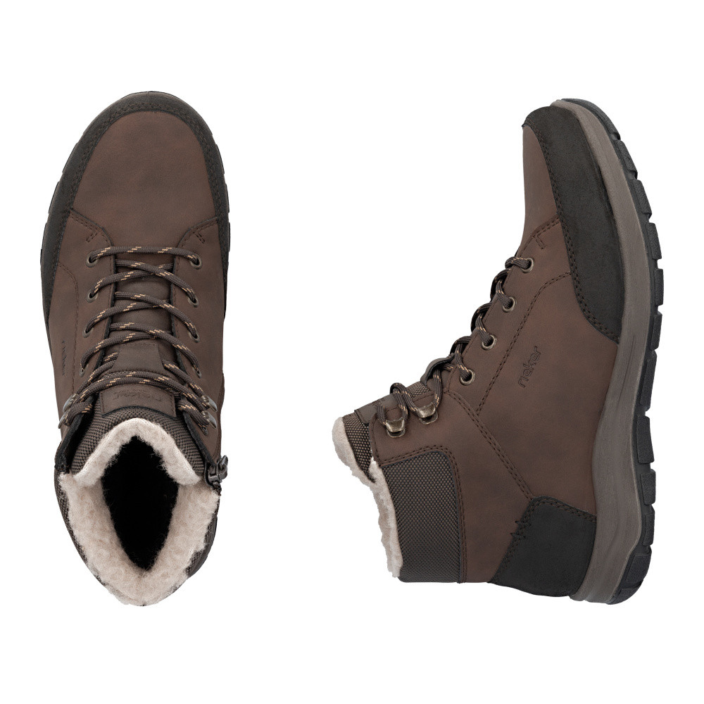 detail Pánská kotníková obuv RIEKER 03640-22 hnědá W5
