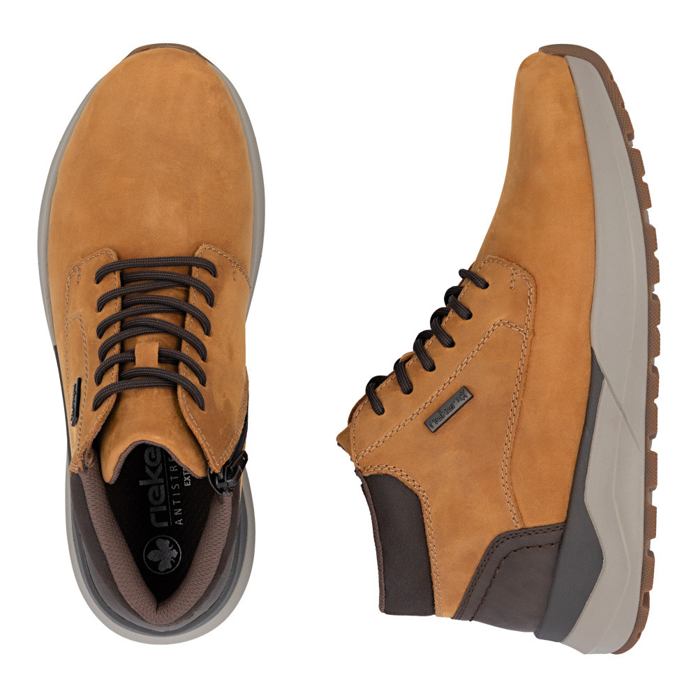 detail Pánská kotníková obuv RIEKER 06001-68 žlutá W5