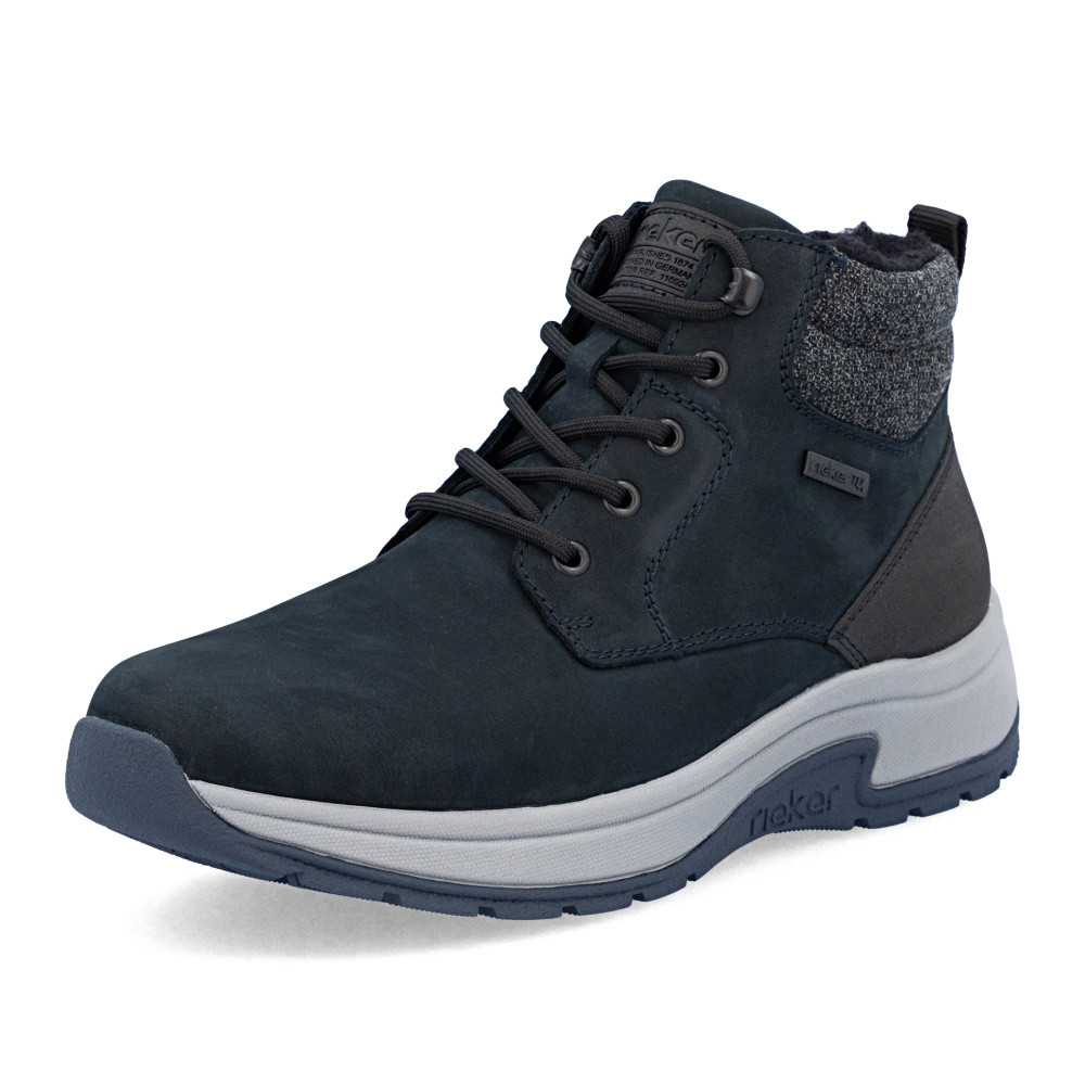 detail Pánská kotníková obuv RIEKER 11004-14 modrá W5