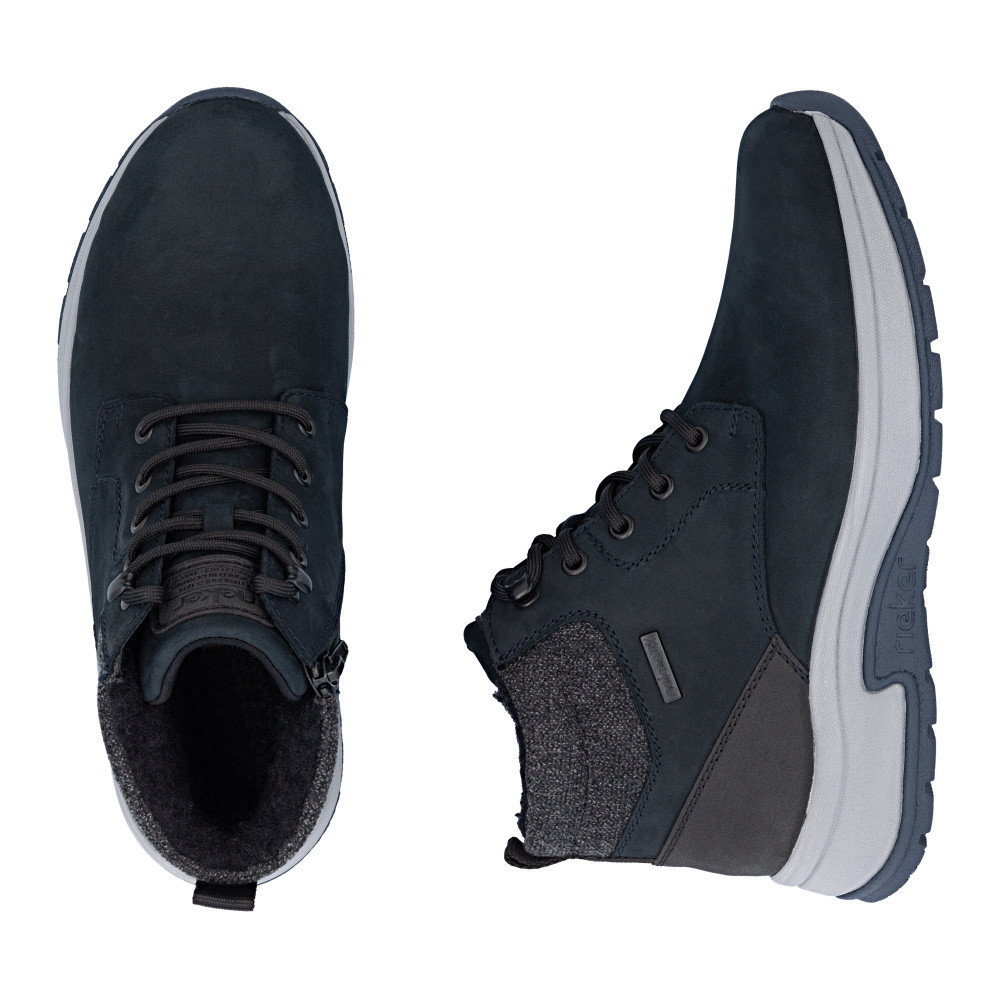 detail Pánská kotníková obuv RIEKER 11004-14 modrá W5