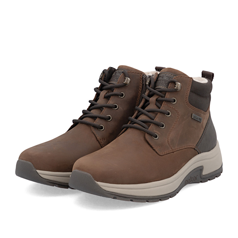 detail Pánská kotníková obuv RIEKER 11004-22 hnědá W5