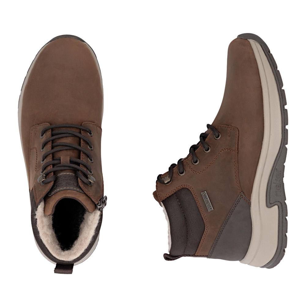 detail Pánská kotníková obuv RIEKER 11004-22 hnědá W5