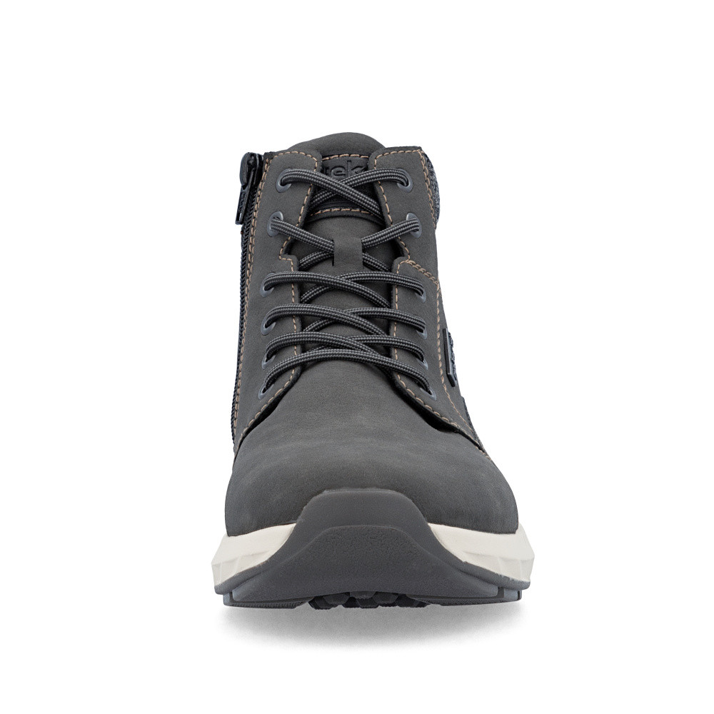 detail Pánská kotníková obuv RIEKER 11502-45 šedá W5