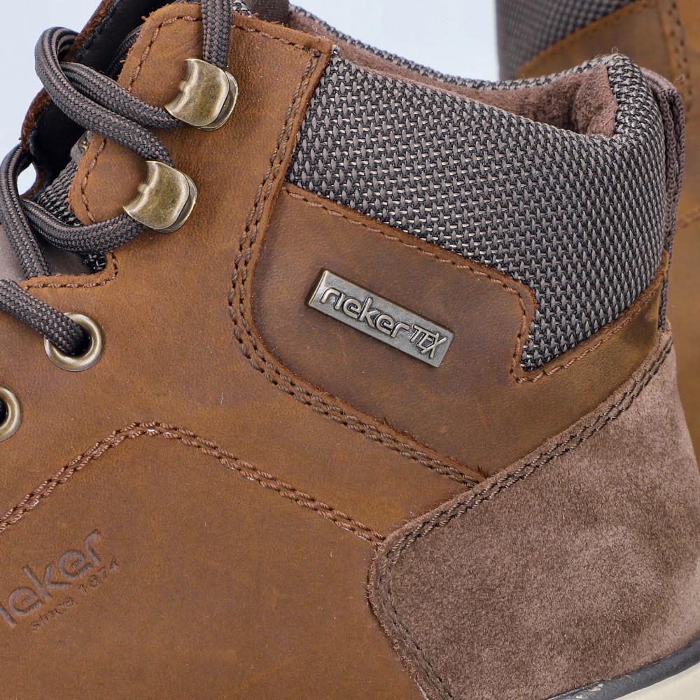detail Pánská kotníková obuv RIEKER 11530-24 hnědá W5