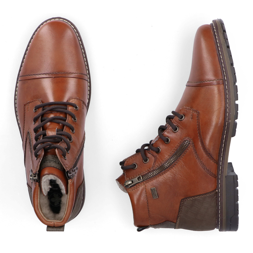 detail Pánská kotníková obuv RIEKER 13704-24 hnědá W5