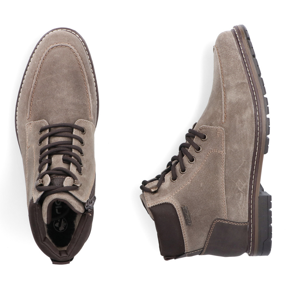 detail Pánská kotníková obuv RIEKER 13744-64 béžová W5