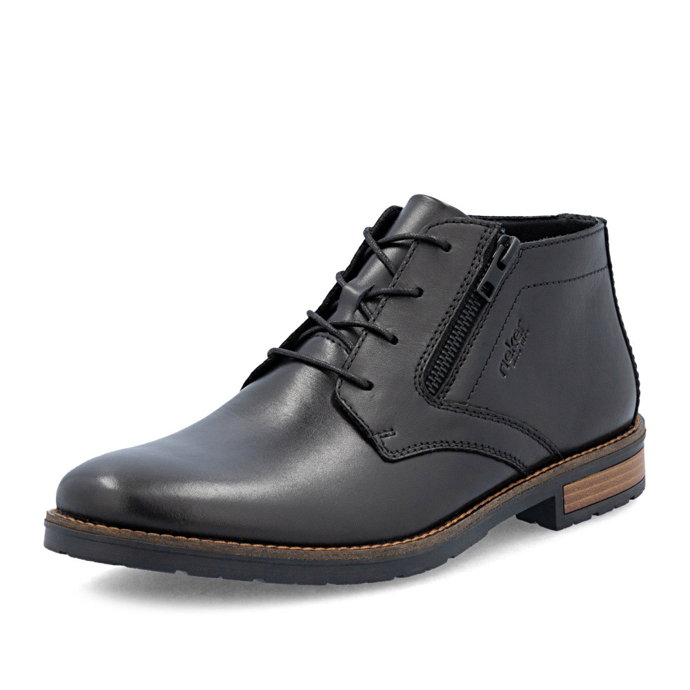 detail Pánská kotníková obuv RIEKER 14609-00 černá W5