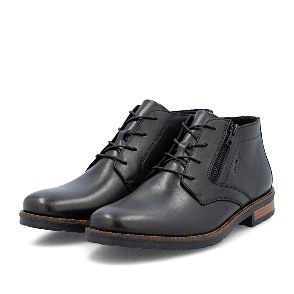 detail Pánská kotníková obuv RIEKER 14609-00 černá W5