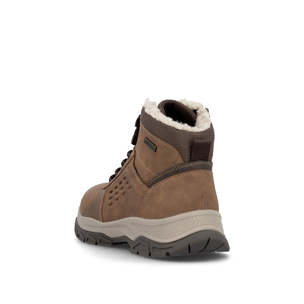 detail Pánská kotníková obuv RIEKER 30201-24 hnědá W5