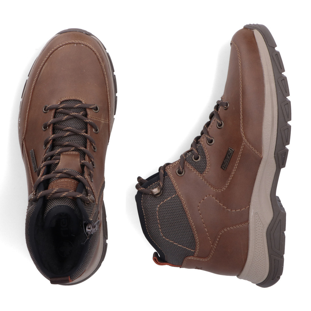 detail Pánská kotníková obuv RIEKER 30230-22 hnědá W5