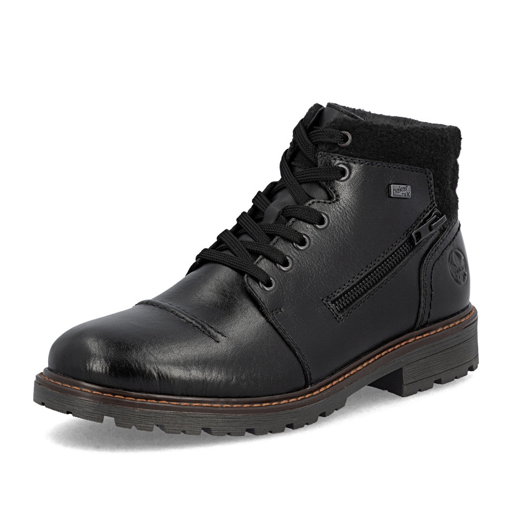 detail Pánská kotníková obuv RIEKER 32020-00 černá W5