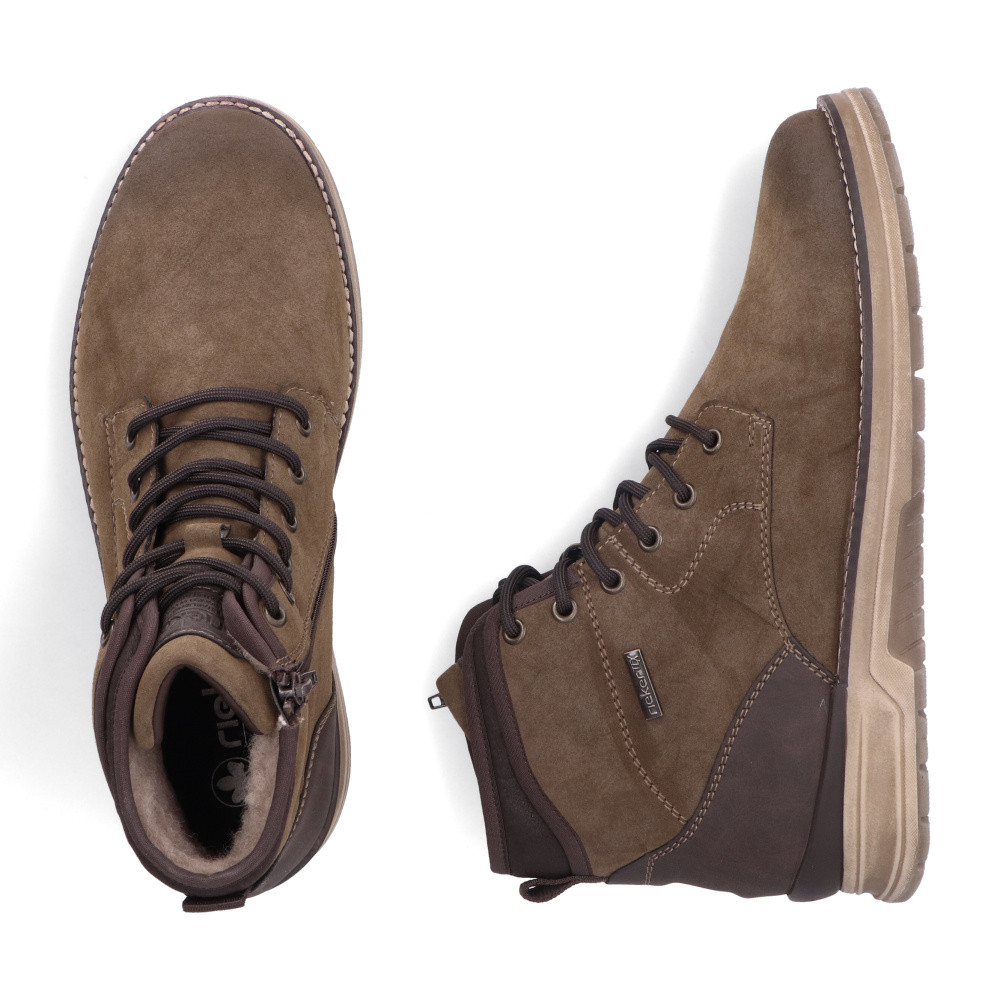 detail Pánská kotníková obuv RIEKER 32331-25 hnědá W5