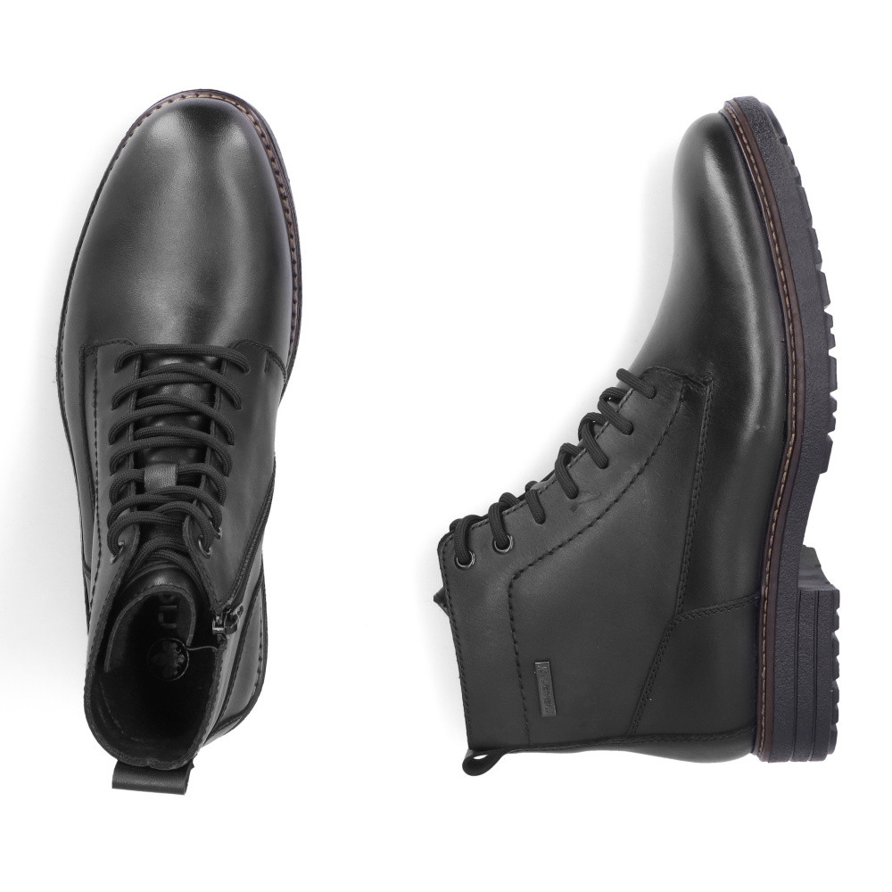 detail Pánská kotníková obuv RIEKER 33143-00 černá W5