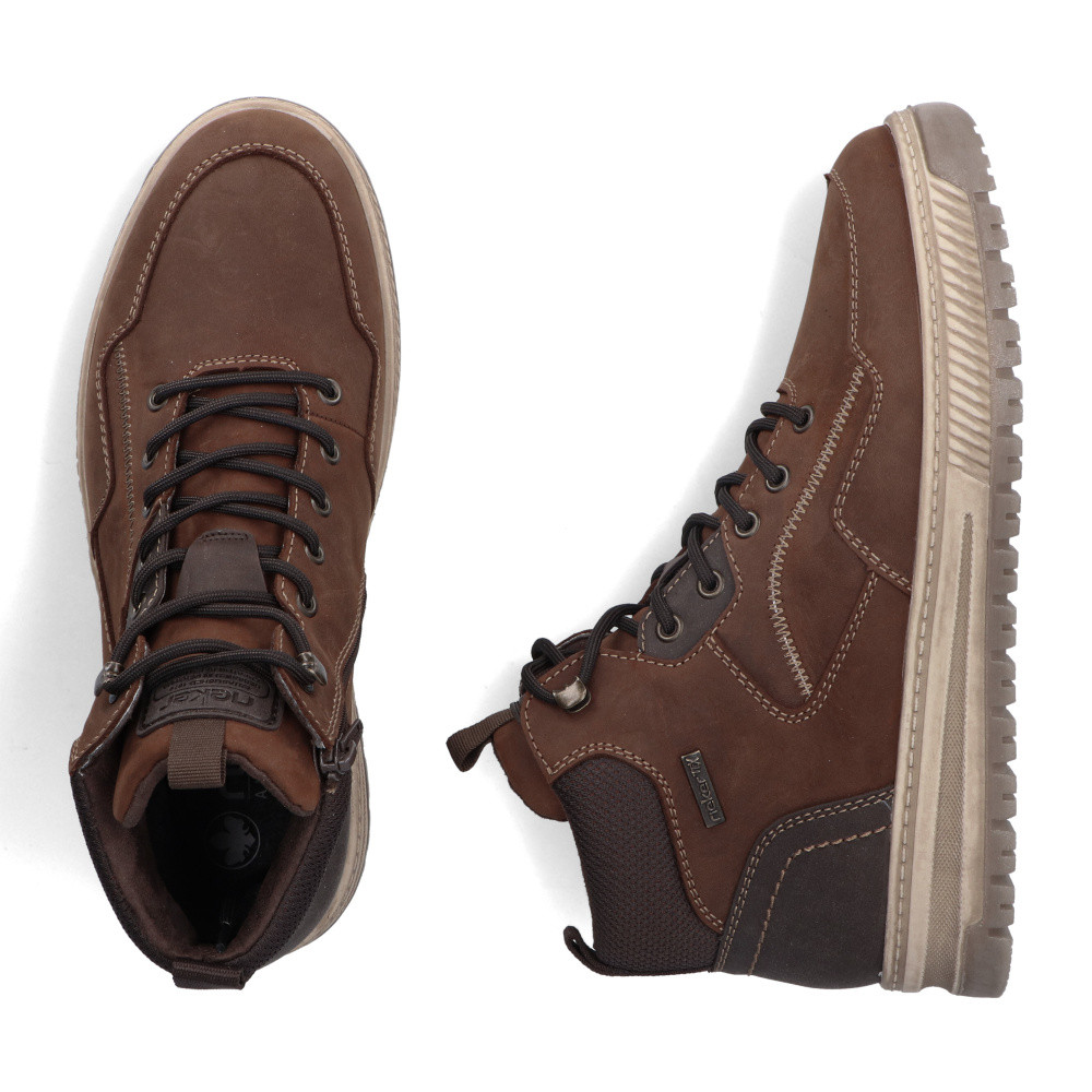 detail Pánská kotníková obuv RIEKER 38554-22 hnědá W5