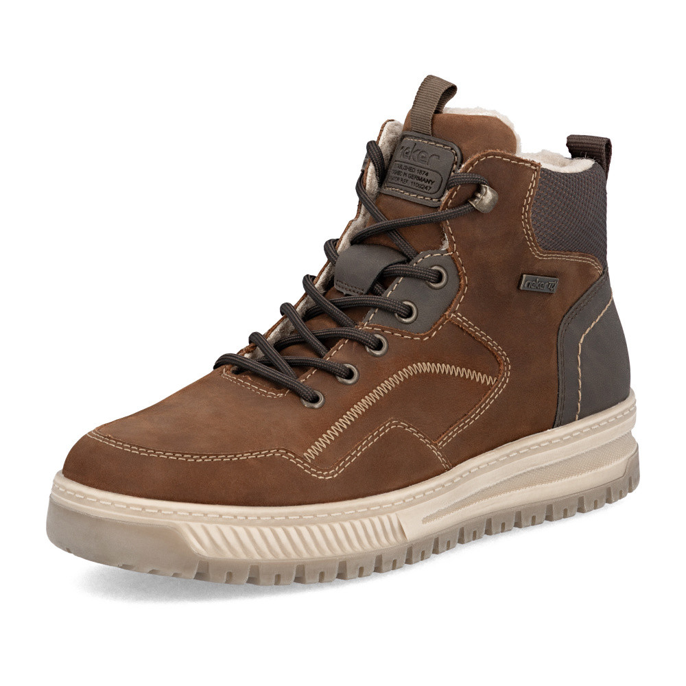 detail Pánská kotníková obuv RIEKER 38554-23 hnědá W5