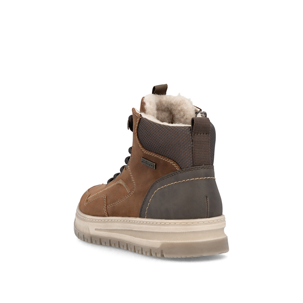 detail Pánská kotníková obuv RIEKER 38554-23 hnědá W5