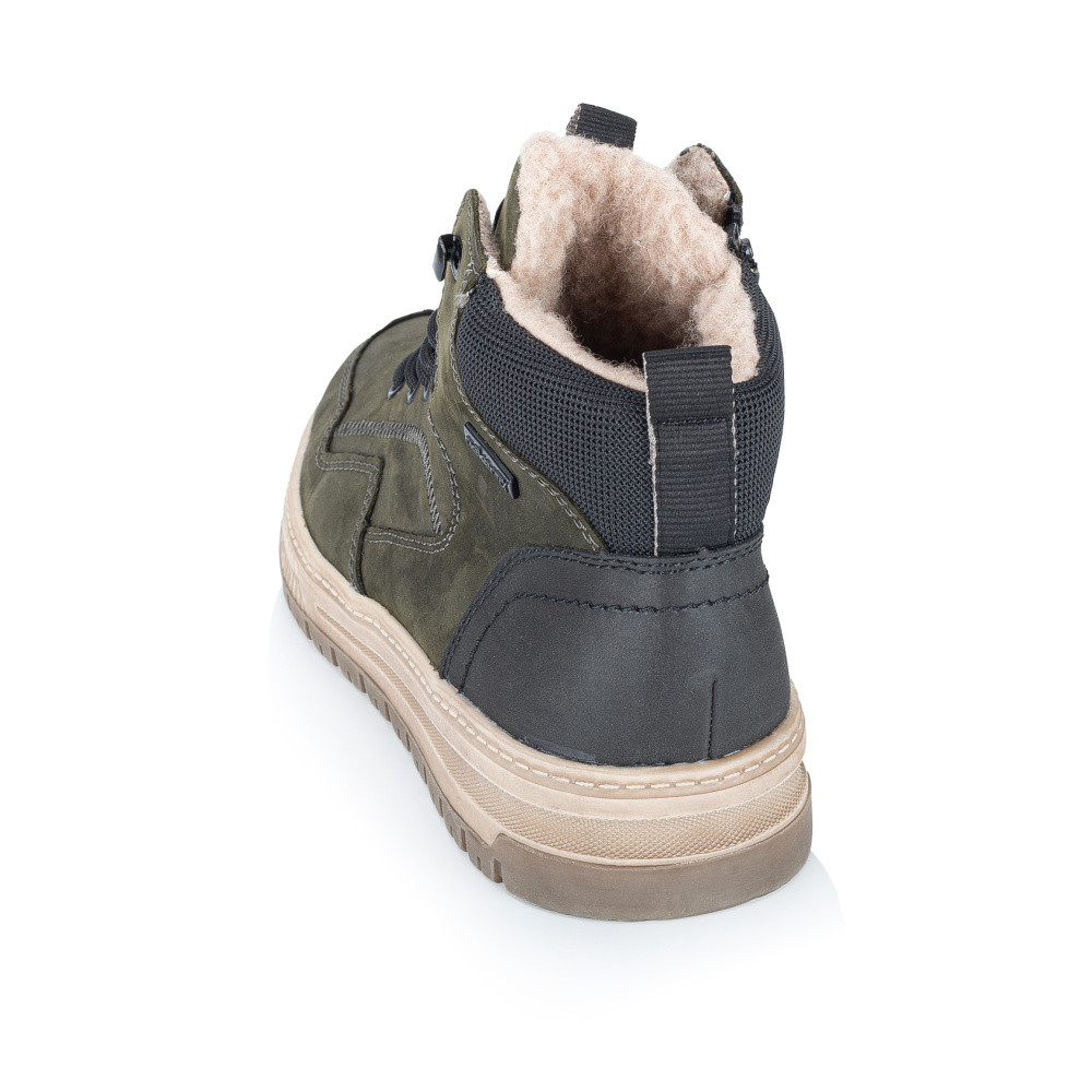 detail Pánská kotníková obuv RIEKER 38554-55 zelená W5