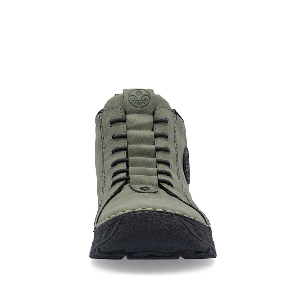 detail Dámská kotníková obuv RIEKER 44550-54 zelená W5