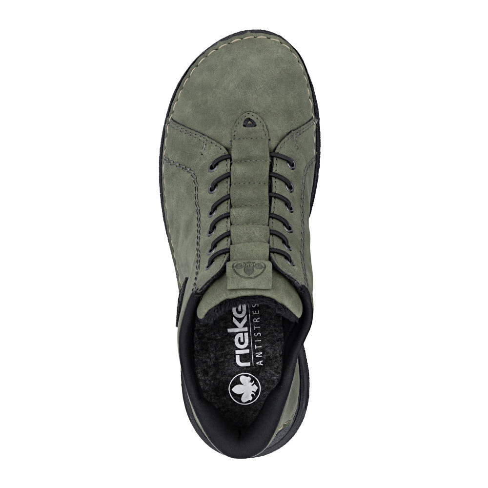 detail Dámská kotníková obuv RIEKER 44550-54 zelená W5