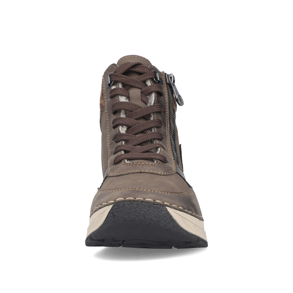 detail Dámská kotníková obuv RIEKER 44565-25 hnědá W5