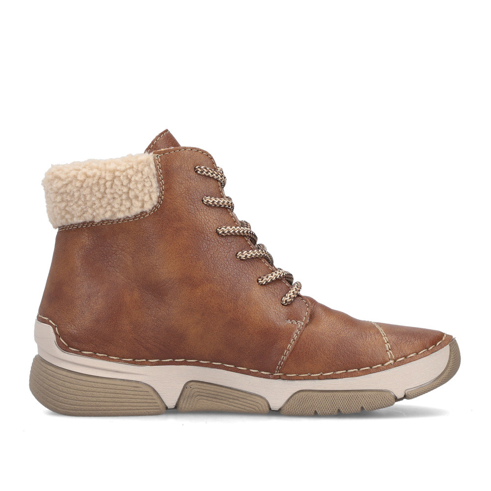 detail Dámská kotníková obuv RIEKER 45931-24 hnědá W5