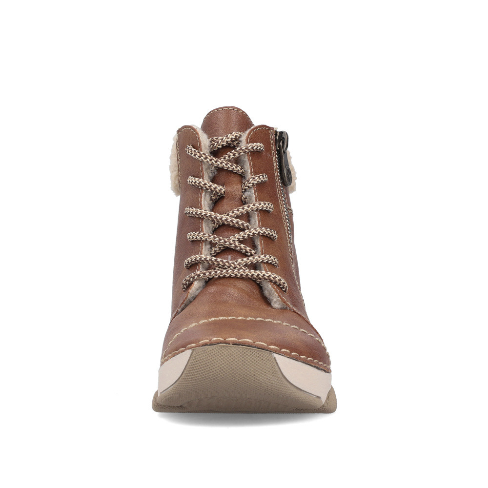 detail Dámská kotníková obuv RIEKER 45931-24 hnědá W5