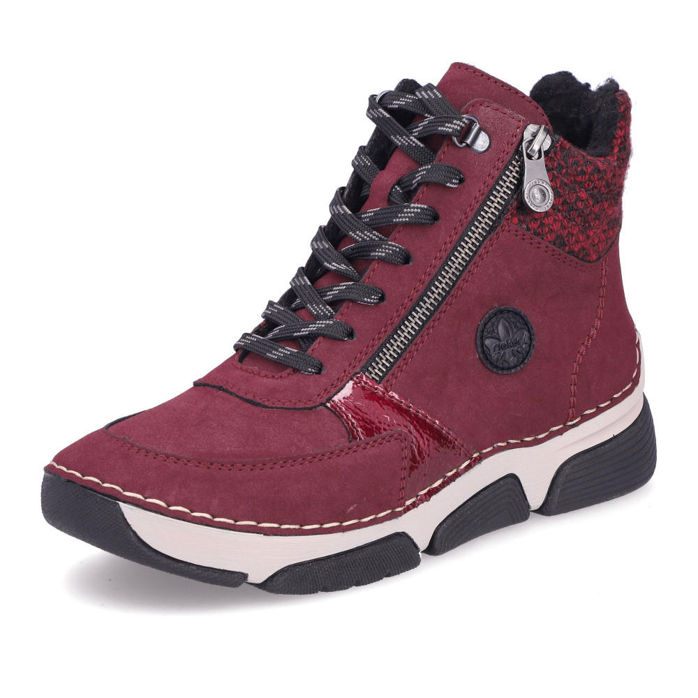 detail Dámská kotníková obuv RIEKER 45960-35 červená W5