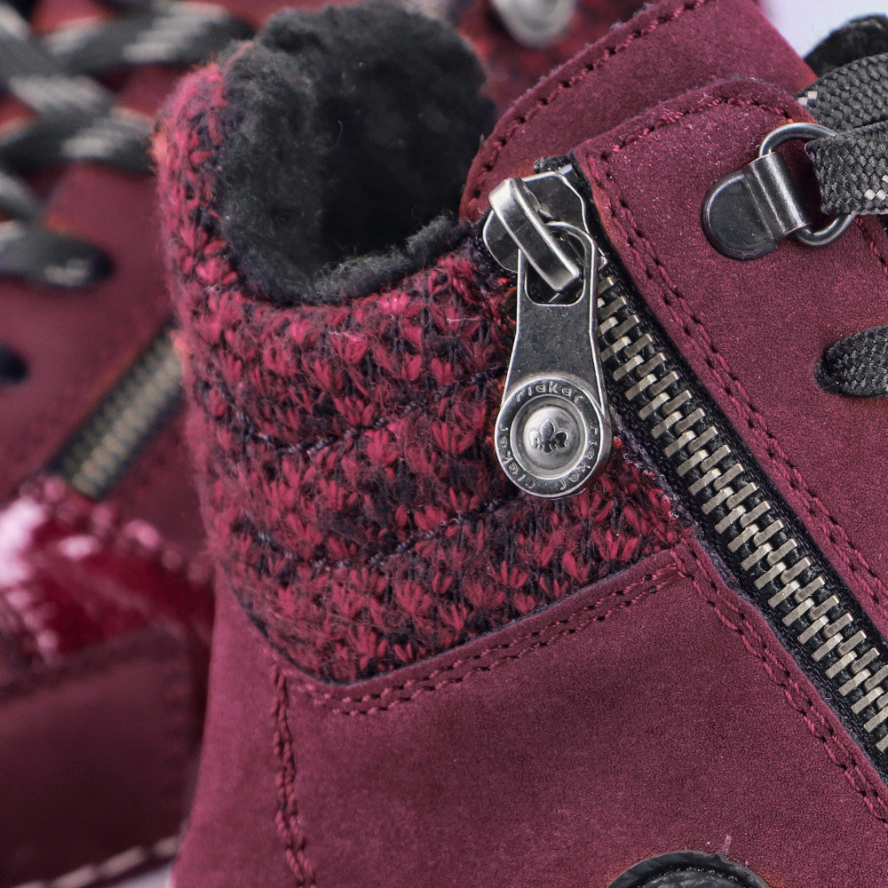 detail Dámská kotníková obuv RIEKER 45960-35 červená W5