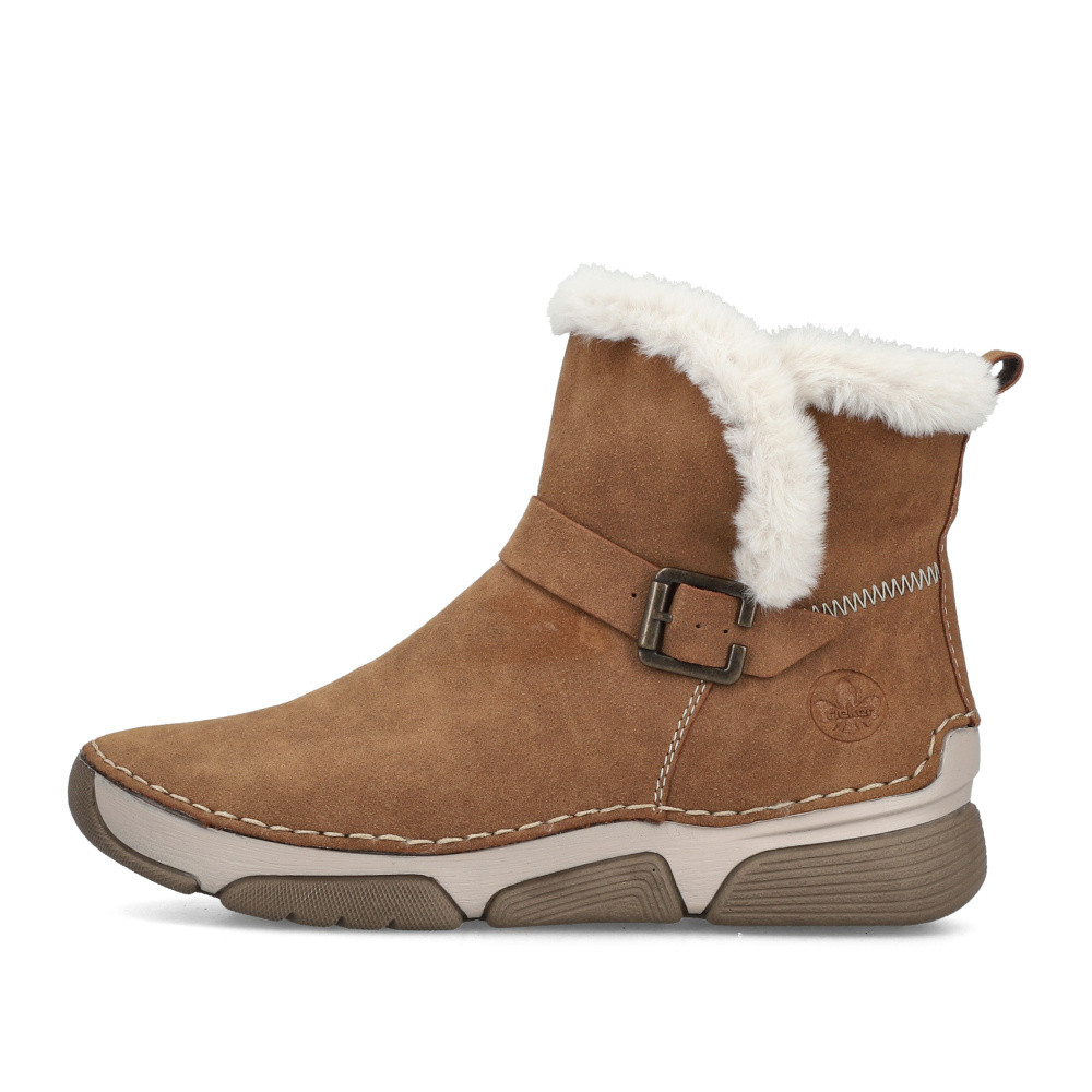 detail Dámská kotníková obuv RIEKER 45966-20 hnědá W5