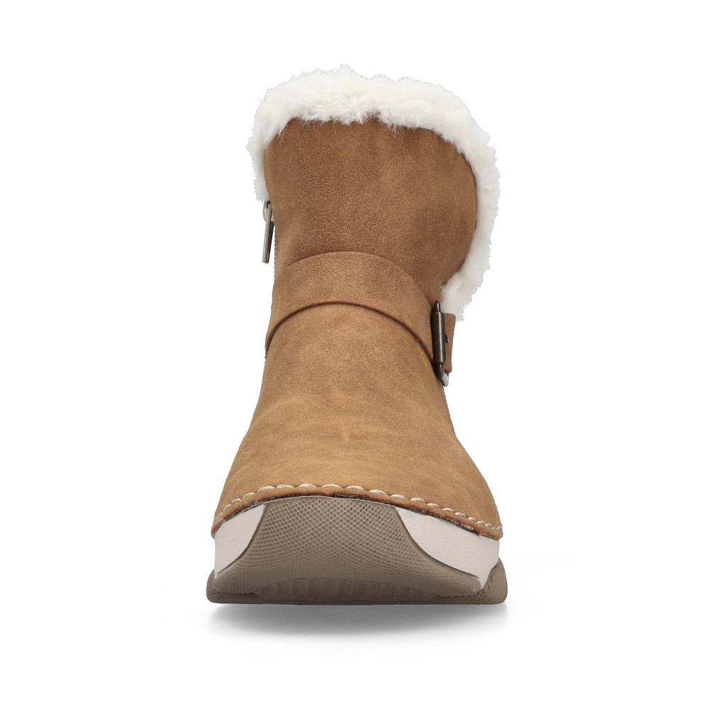 detail Dámská kotníková obuv RIEKER 45966-20 hnědá W5