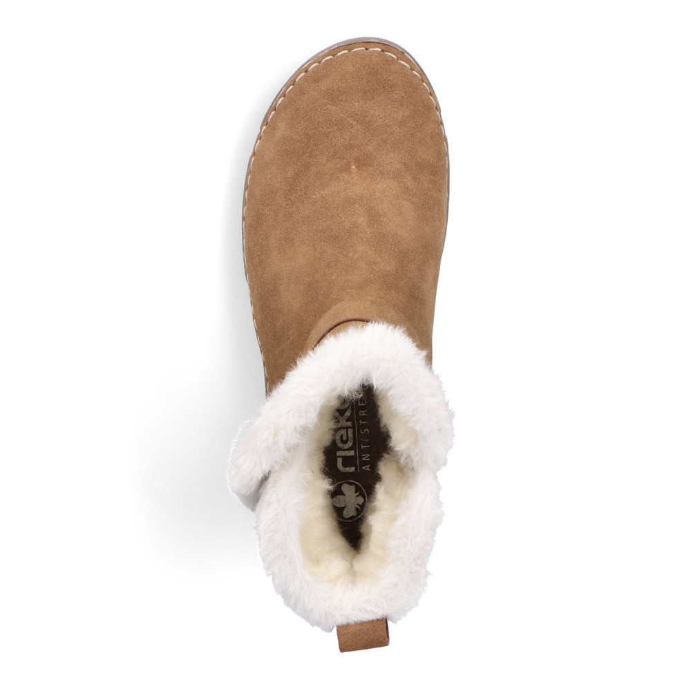 detail Dámská kotníková obuv RIEKER 45966-20 hnědá W5