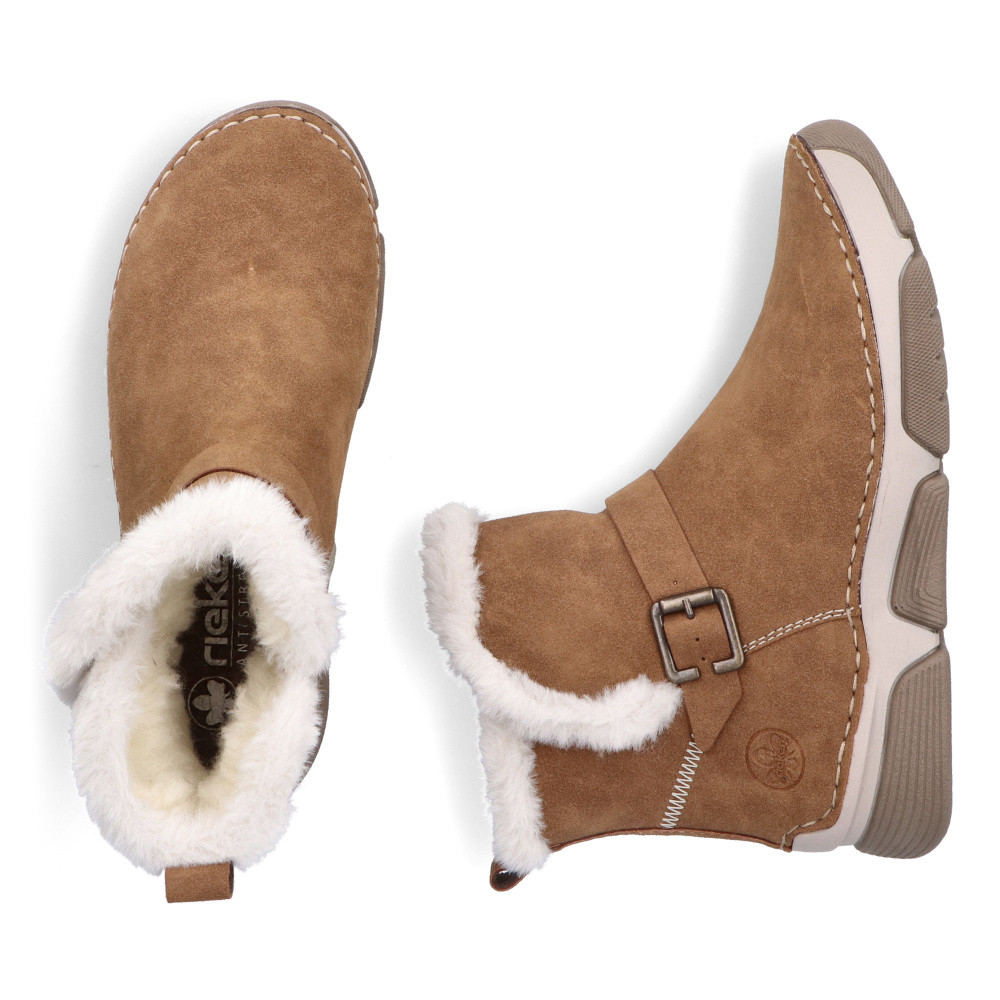 detail Dámská kotníková obuv RIEKER 45966-20 hnědá W5