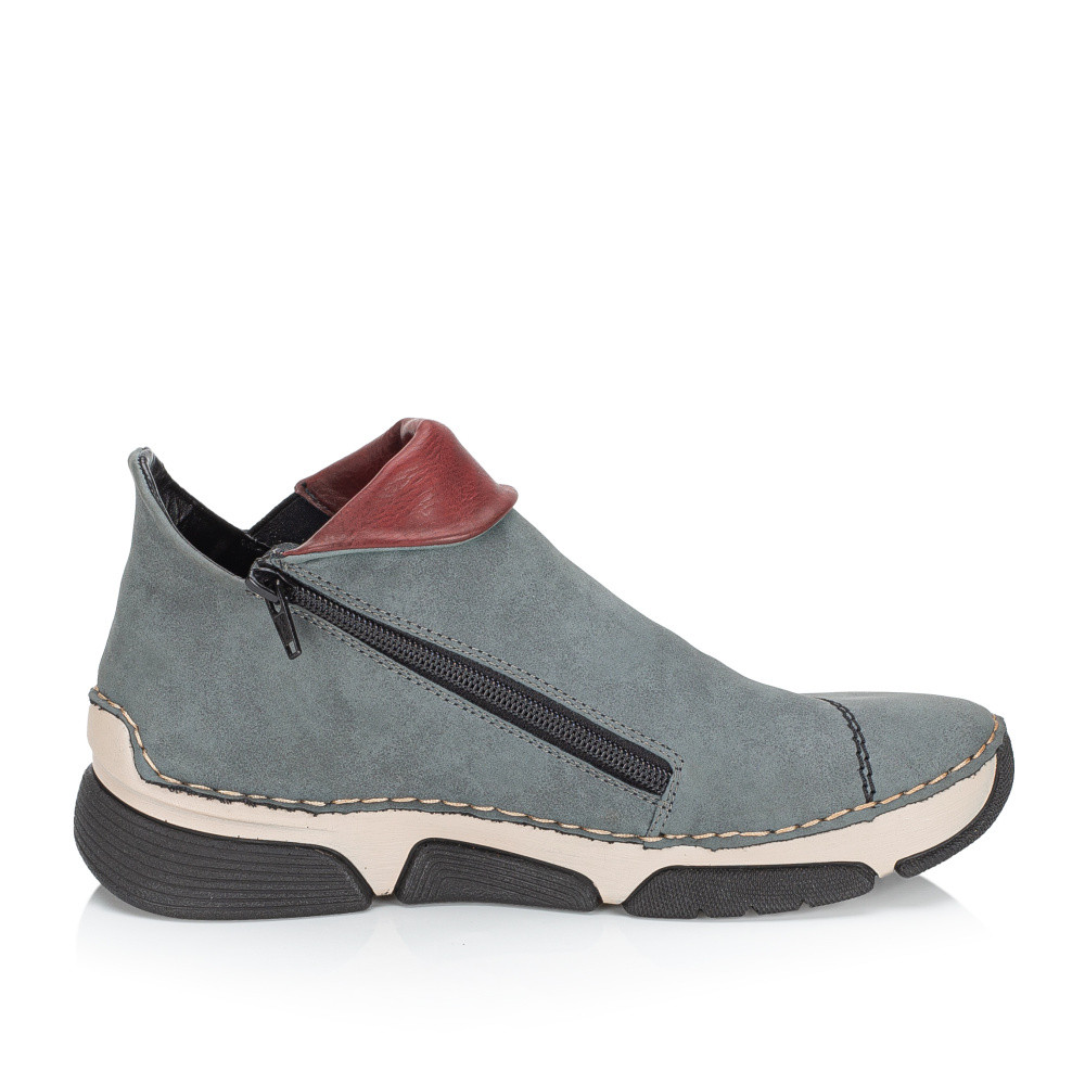 detail Dámská kotníková obuv RIEKER 45983-14 modrá W5