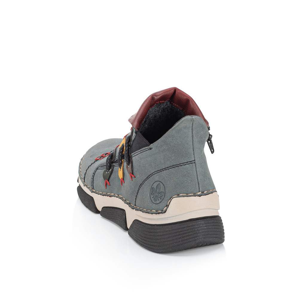 detail Dámská kotníková obuv RIEKER 45983-14 modrá W5