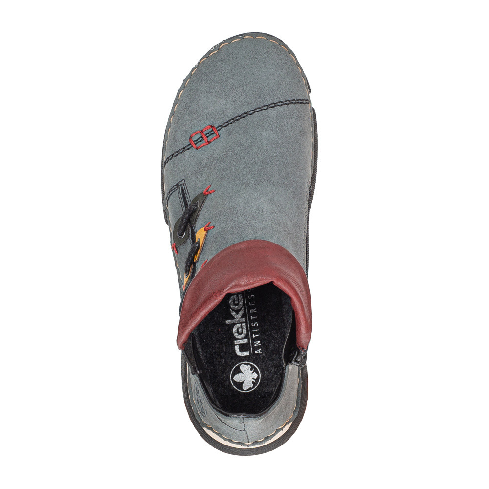 detail Dámská kotníková obuv RIEKER 45983-14 modrá W5