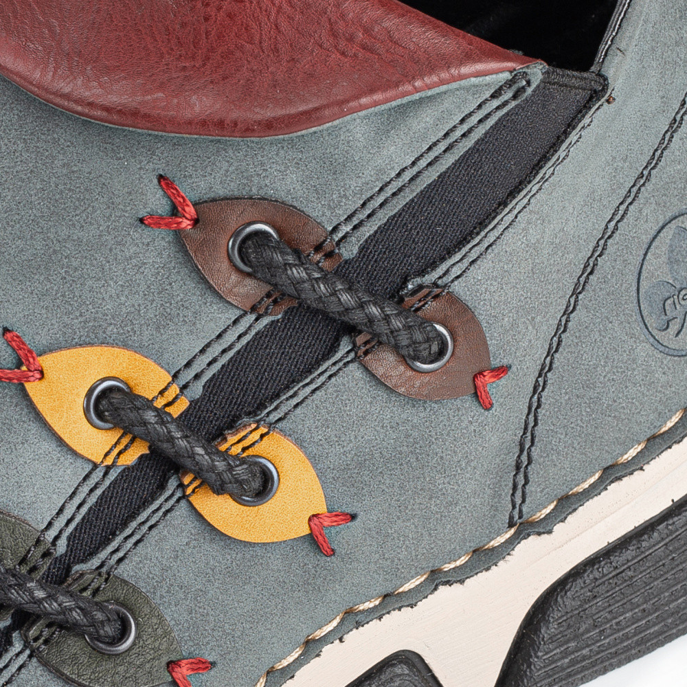 detail Dámská kotníková obuv RIEKER 45983-14 modrá W5