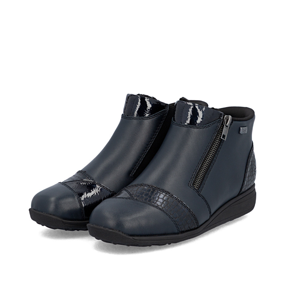 detail Dámská kotníková obuv RIEKER 47254-14 modrá W5