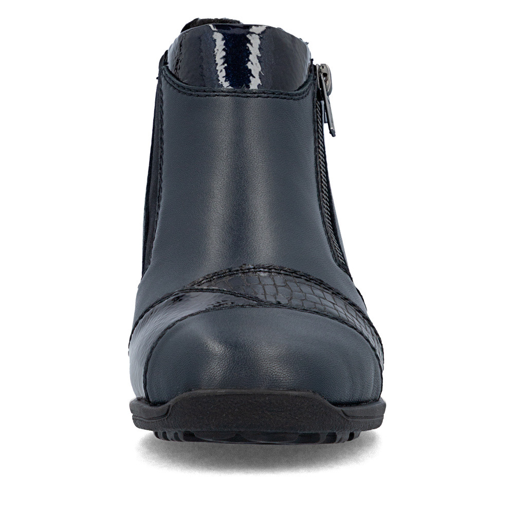 detail Dámská kotníková obuv RIEKER 47254-14 modrá W5