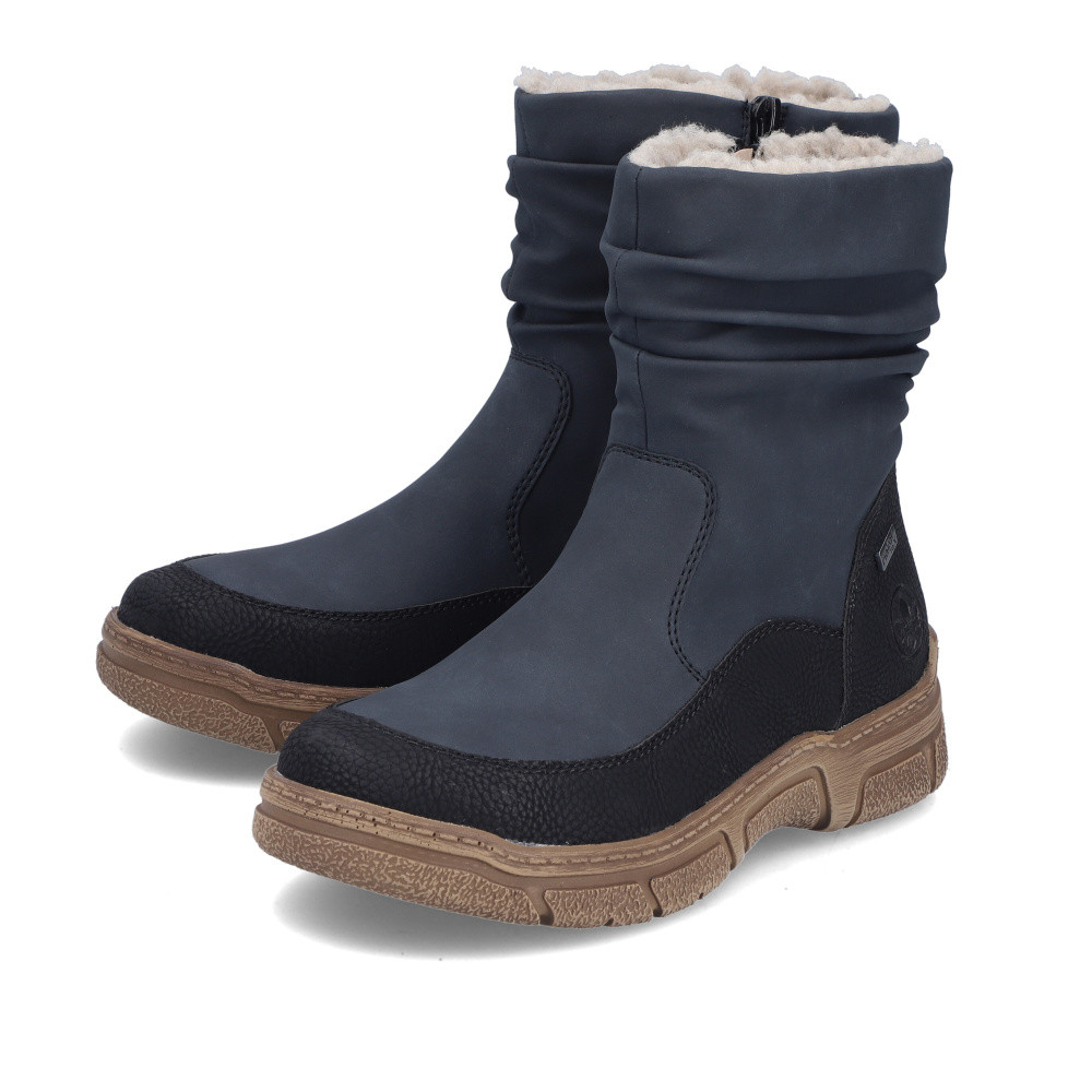 detail Dámská kotníková obuv RIEKER 72382-14 modrá W5