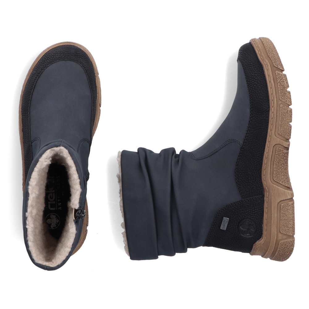 detail Dámská kotníková obuv RIEKER 72382-14 modrá W5