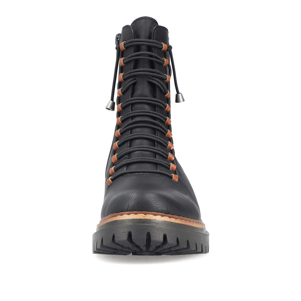 detail Dámská kotníková obuv RIEKER 72653-00 černá W5