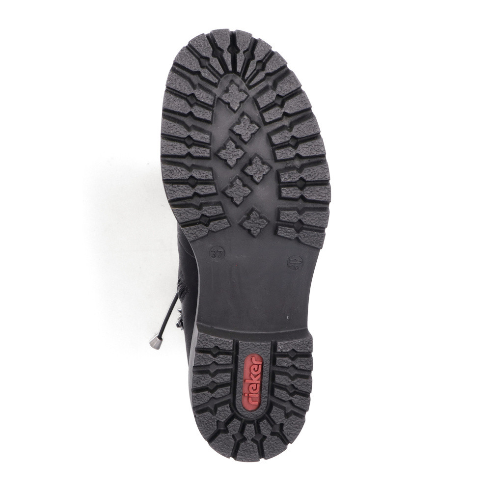 detail Dámská kotníková obuv RIEKER 72653-00 černá W5