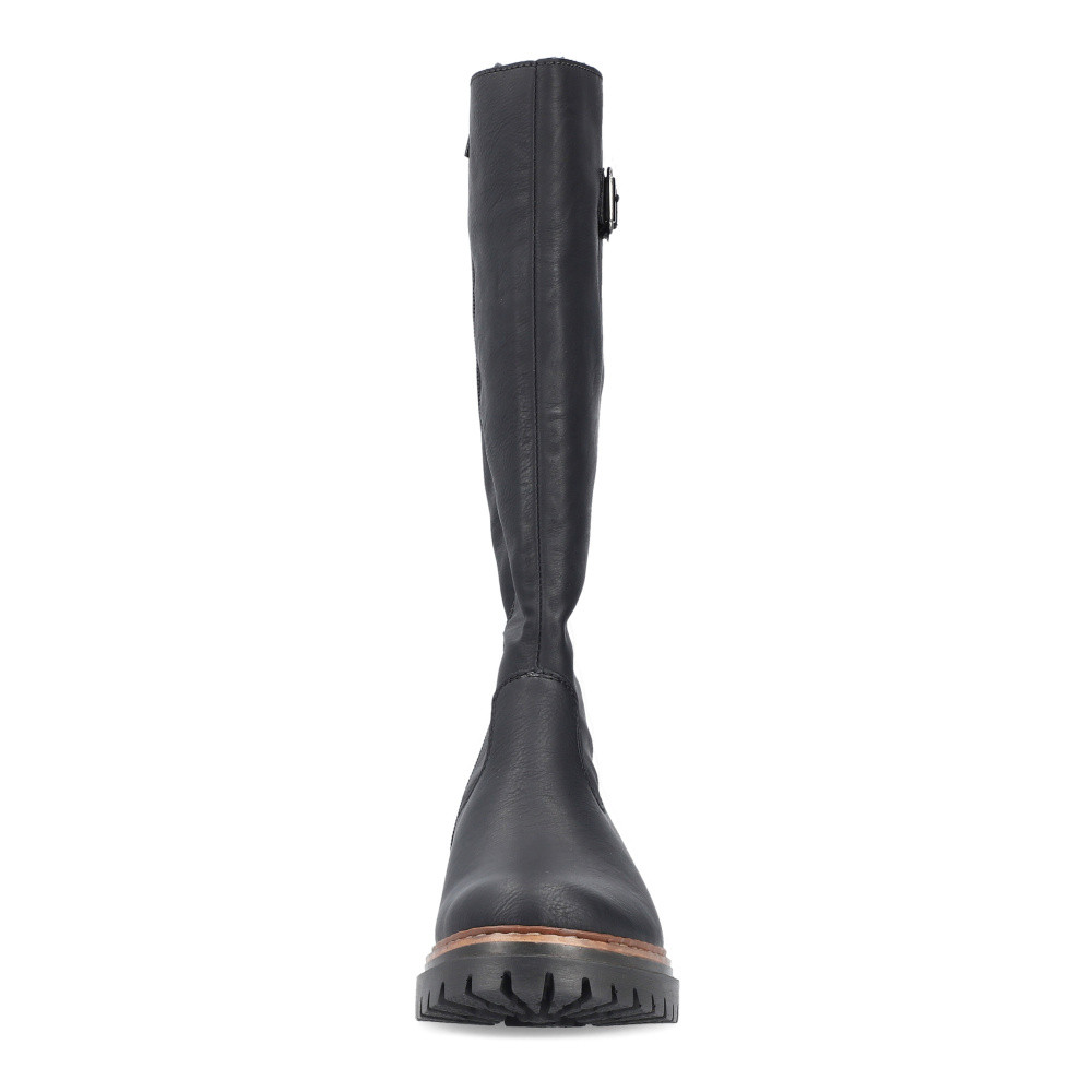 detail Dámské kozačky RIEKER 72694-00 černá W5