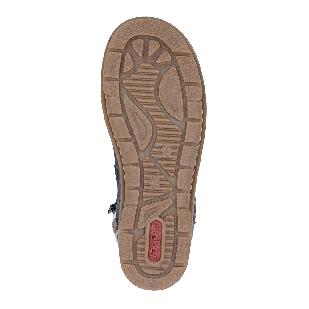 detail Dámská kotníková obuv RIEKER 73343-15 modrá W5